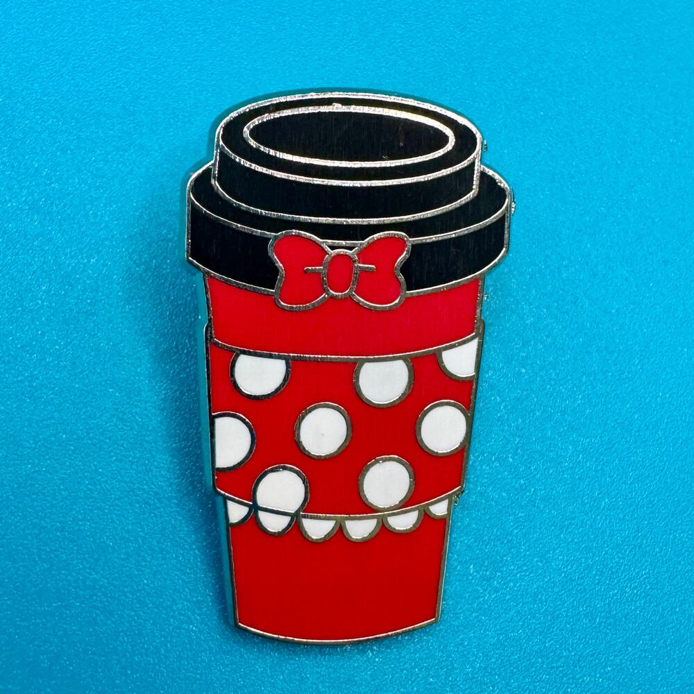 Disney Character Coffee Cups Mystery Collection Minnie Mouse Trading Pin - Picture 2 of 5